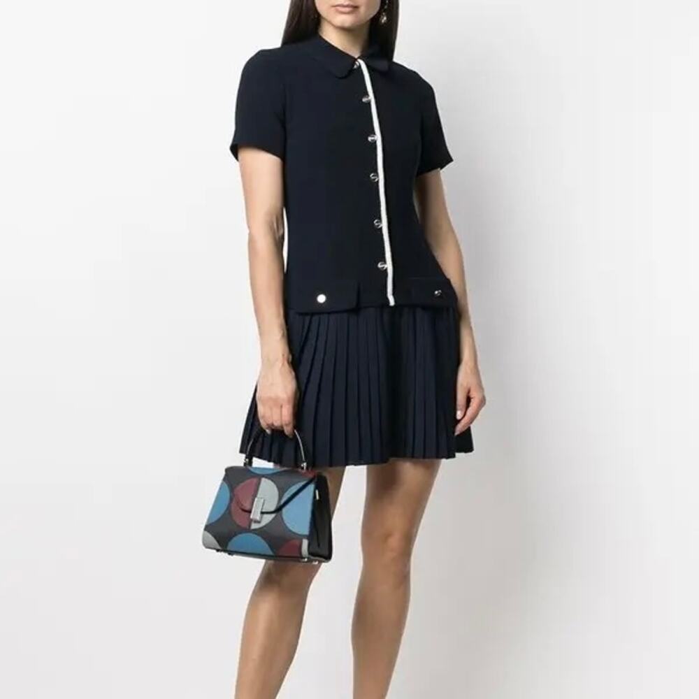 Sandro Alberta Pleated Mini Dress - Picture 1 of 6